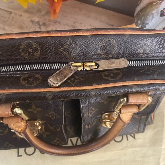 SOLD Auth Louis Vuitton Monogram Manhattan PM - Picture 11 of 12